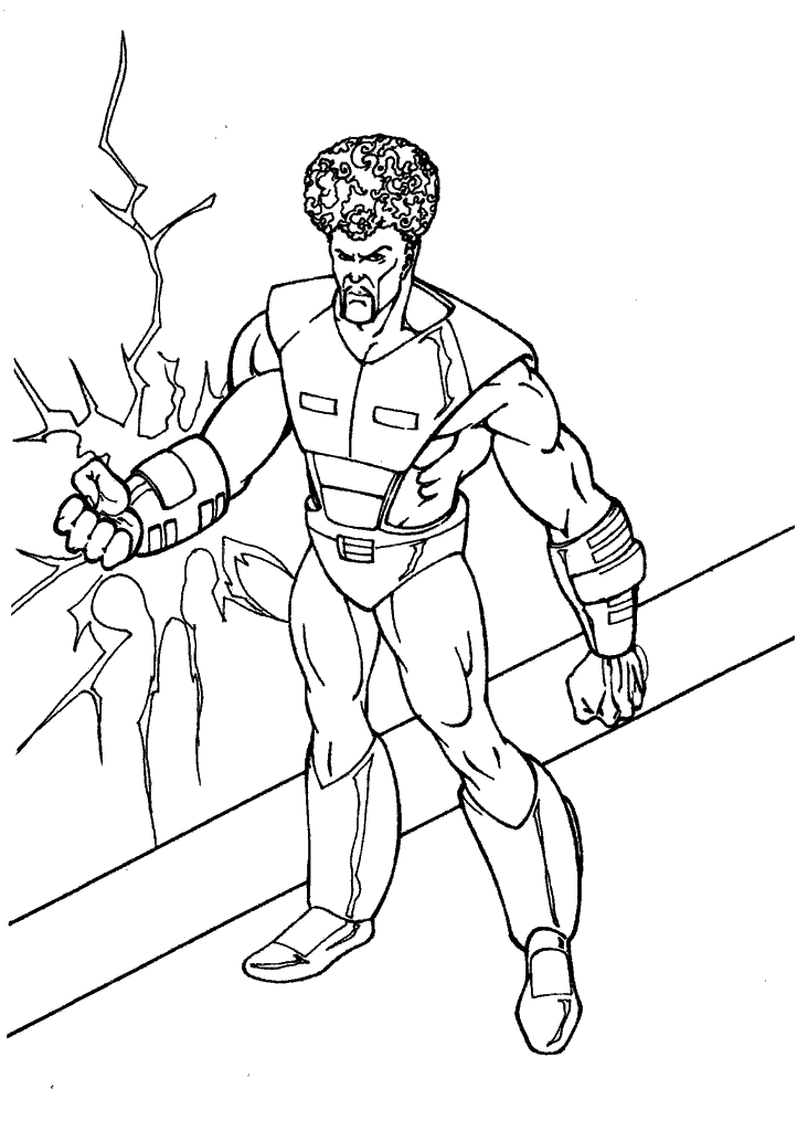 hulk para colorir