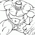 hulk para colorir