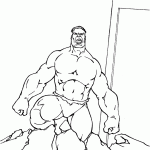hulk para colorir