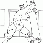 hulk para colorir