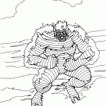 hulk para colorir