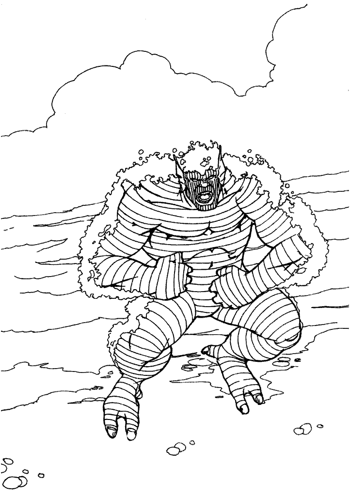 hulk para colorir