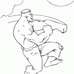 hulk para colorir