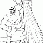 hulk para colorir