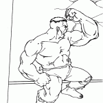 hulk para colorir
