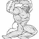 hulk para colorir