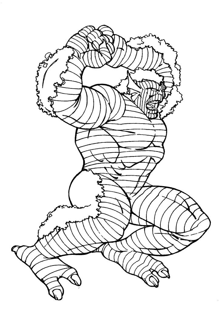 hulk para colorir