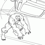 hulk para colorir