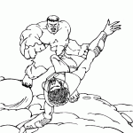 hulk para colorir