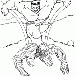 hulk para colorir