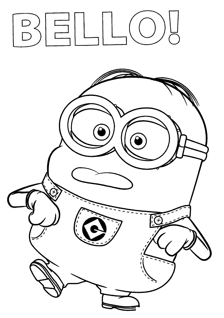 minions para colorir