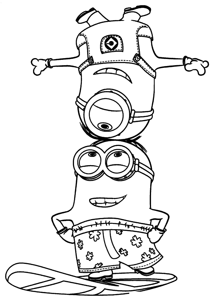 minions para colorir