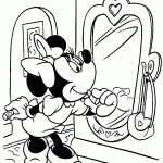 minnie para colorir