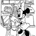 minnie para colorir