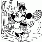 minnie para colorir