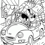 minnie para colorir
