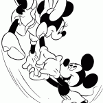minnie para colorir