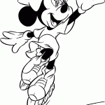 minnie para colorir