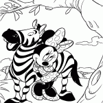 minnie para colorir