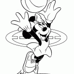 minnie para colorir