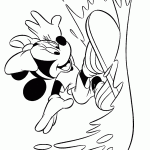 minnie para colorir