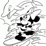 minnie para colorir