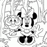 minnie para colorir