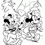 minnie para colorir
