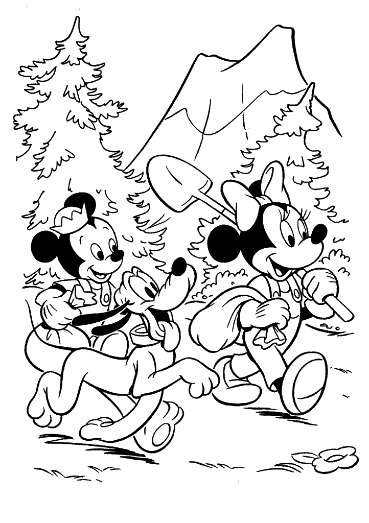 minnie para colorir