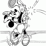 minnie para colorir