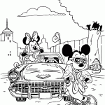 minnie para colorir