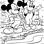 minnie para colorir