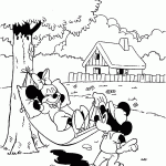 minnie para colorir