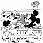minnie para colorir