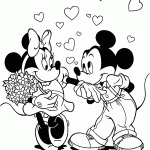 minnie para colorir