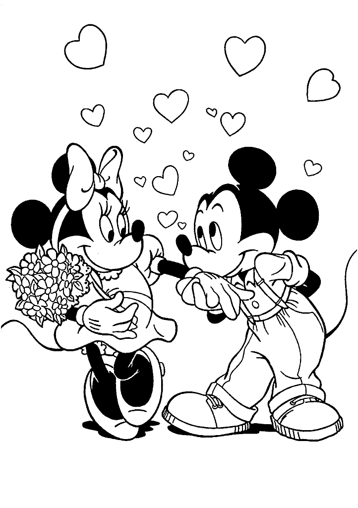 minnie para colorir