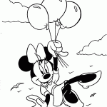 minnie para colorir