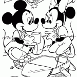 minnie para colorir