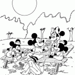 minnie para colorir