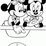 minnie para colorir