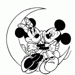 minnie para colorir