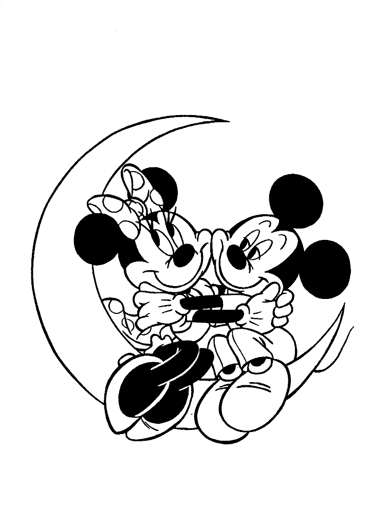 minnie para colorir