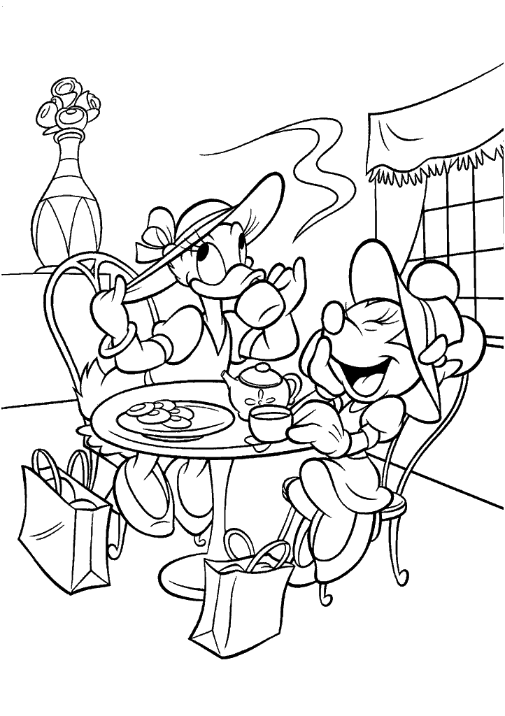 minnie para colorir