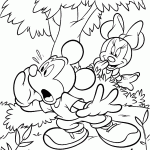 minnie para colorir