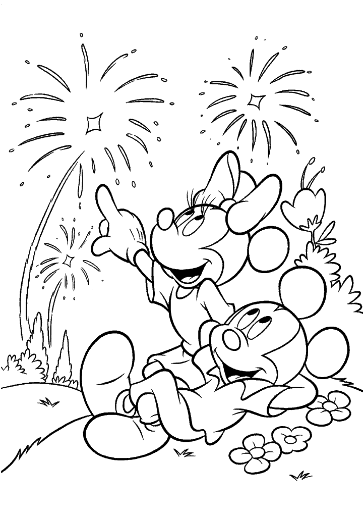 minnie para colorir
