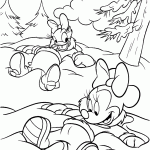 minnie para colorir
