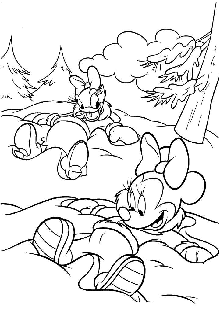 minnie para colorir