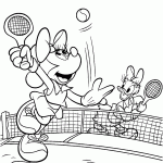 minnie para colorir