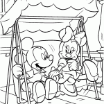 minnie para colorir