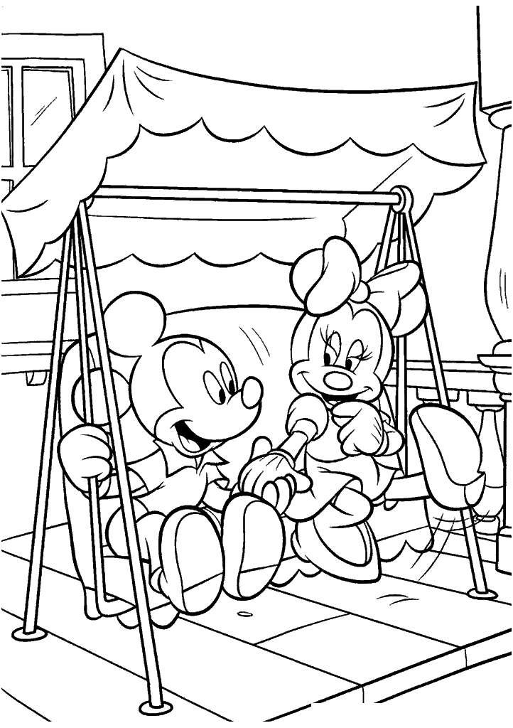 minnie para colorir